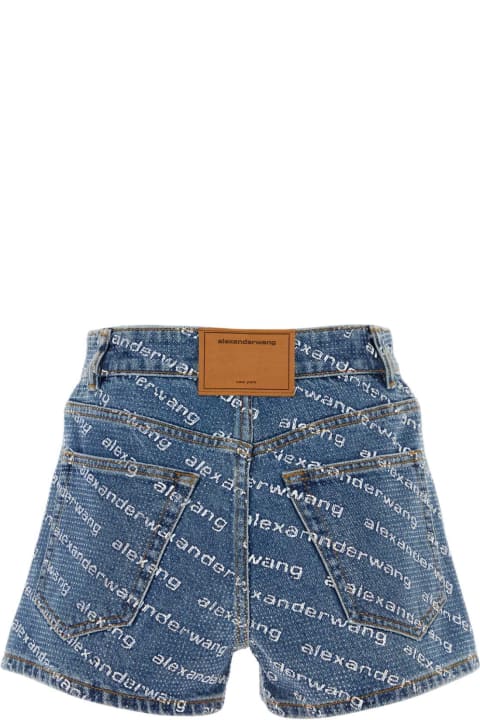 Fashion for Women Alexander Wang Printed Denim Shorts