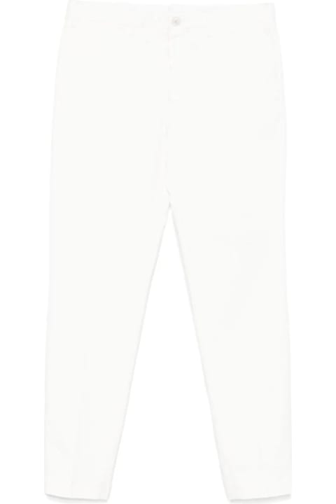 Incotex Pants for Men Incotex White Cotton Trousers