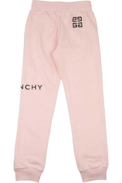 Givenchy for Girls Givenchy Logo Printed Drawstring Pants