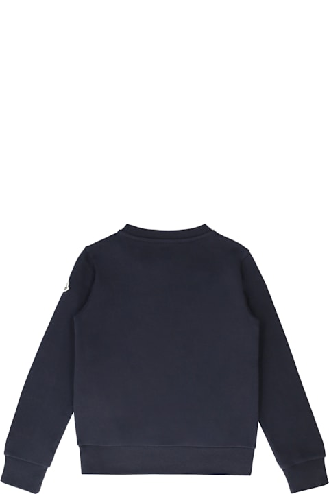 Sale for Kids Moncler Cotton Crew-neck Sweatshirt