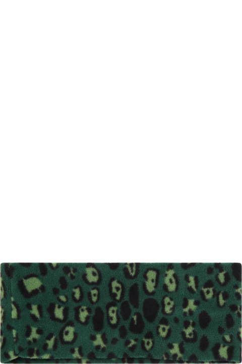 Green Headband For Girl With Patch Logo
