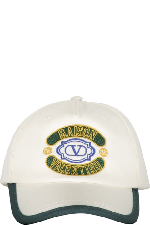 Hats for Men Valentino Garavani Logo Baseball Cap