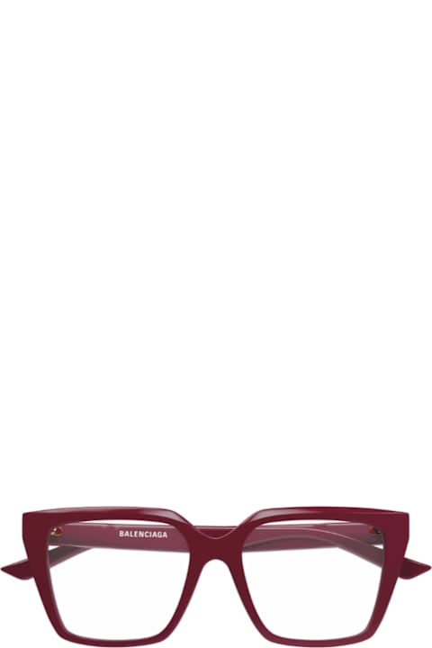 Eyewear for Women Balenciaga Eyewear Balenciaga Bb0130o Linea Everyday 012 Red Glasses
