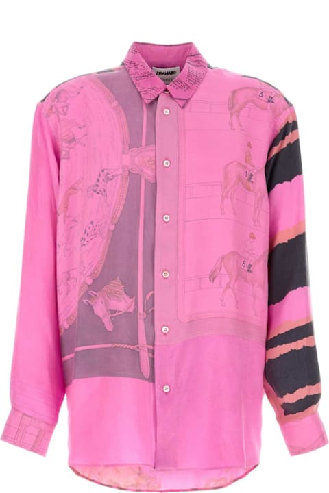 メンズ Maglianoのシャツ Magliano Printed Silk Surplus Shirt
