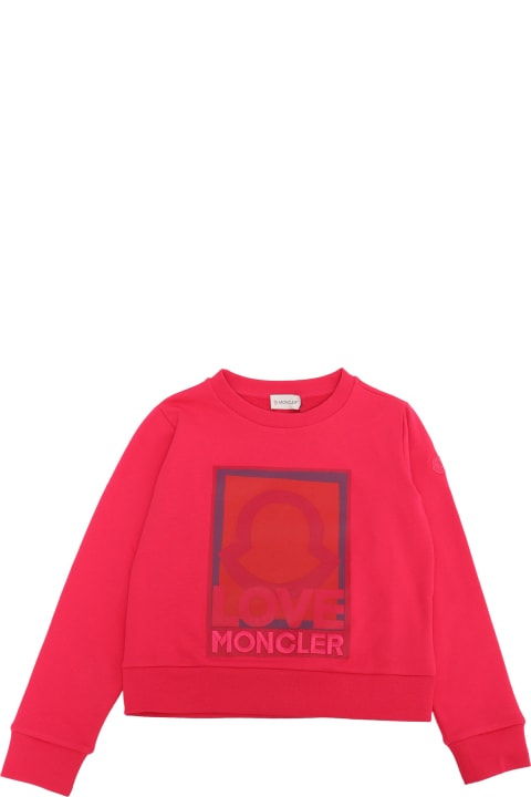 Topwear for Girls Moncler Crew Neck Sweatshirt