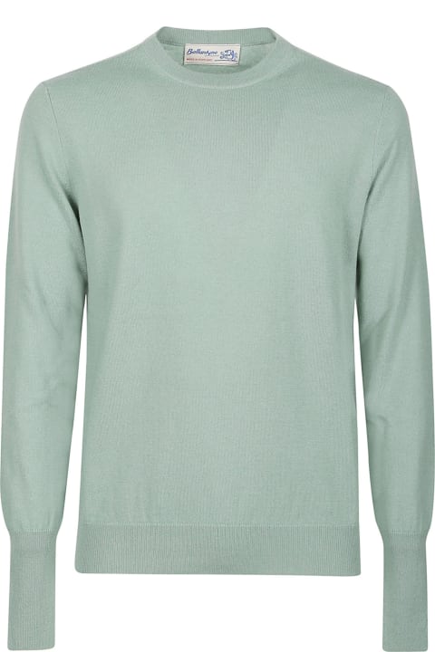 Ballantyne Sweaters for Men Ballantyne Plain Round Neck Sweater