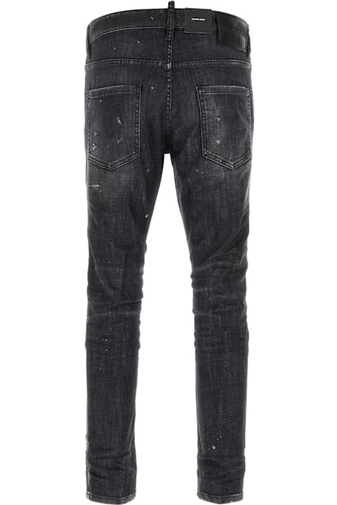 أدوات منزلية Dsquared2 Black Stretch Denim Skater Jeans
