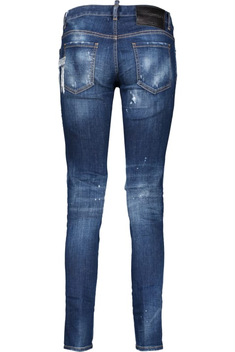 Dsquared2 Jeans for Women Dsquared2 Destroyed Straight Leg Jeans
