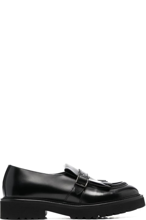 Doucal's Shoes for Women Doucal's Black Calf Leather Loafer