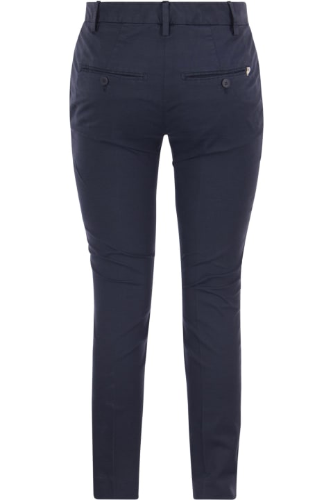 Fashion for Women Dondup Perfect - Slim-fit Cotton Gabardine Trousers