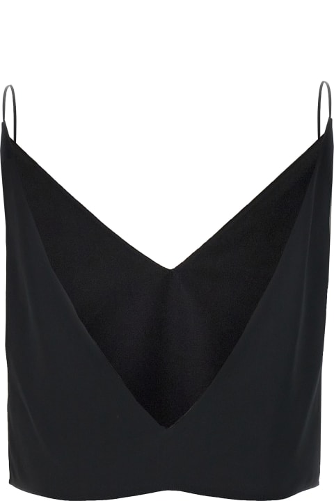 Silk Cropped Top