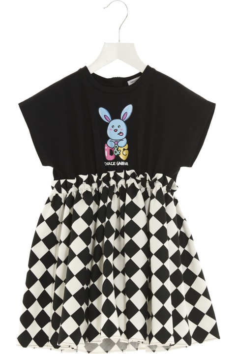 'bunny' Dress In Collab Gianillon D'alexander