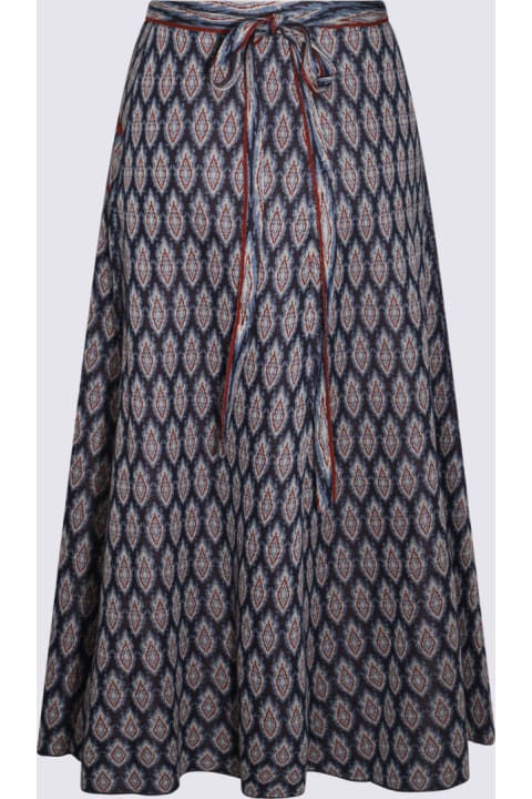 Etro Skirts for Women Etro Navy Blue Viscose Skirt