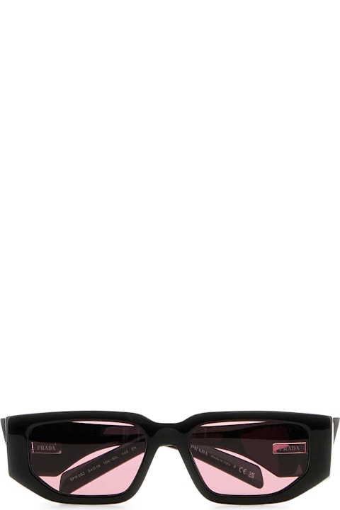 Eyewear for Men Prada Black Acetate Sunglasses