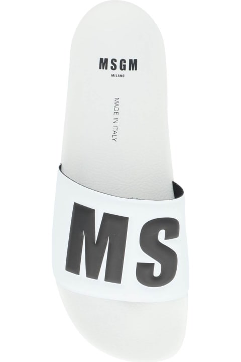 MSGM Other Shoes for Women MSGM Logo Slides