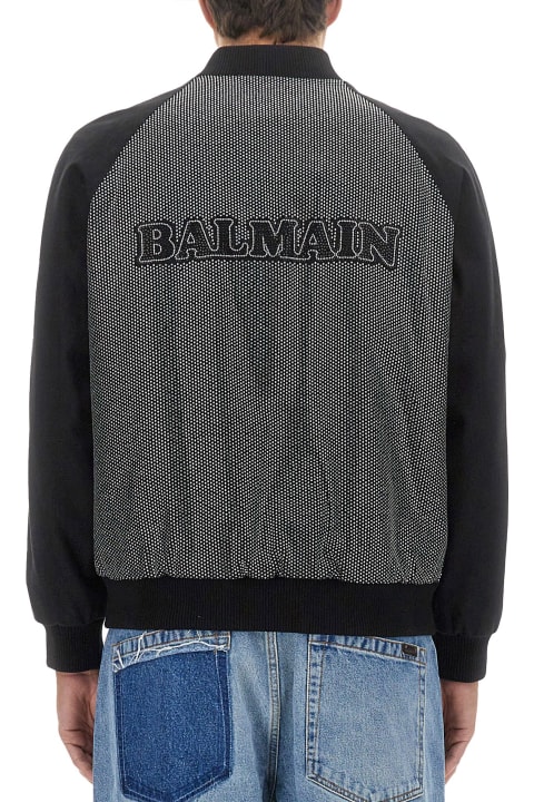 Balmain Clothing for Men Balmain Rhinestone Bomber Jacket