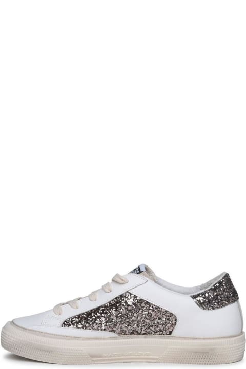 Shoes for Girls Golden Goose N May Star Glittered Sneakers