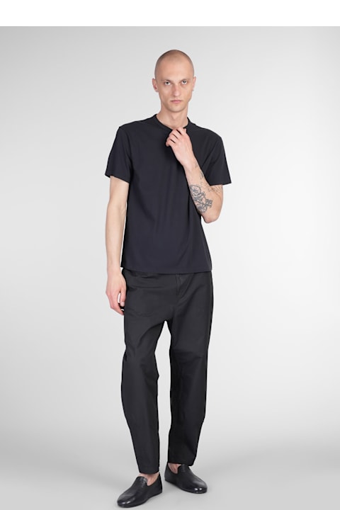 Mauro Grifoni Clothing for Men Mauro Grifoni Pants In Black Cotton
