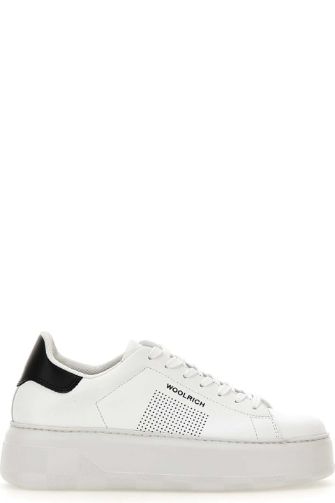 Wedges for Women Woolrich "chunky Court" Leather Sneakers
