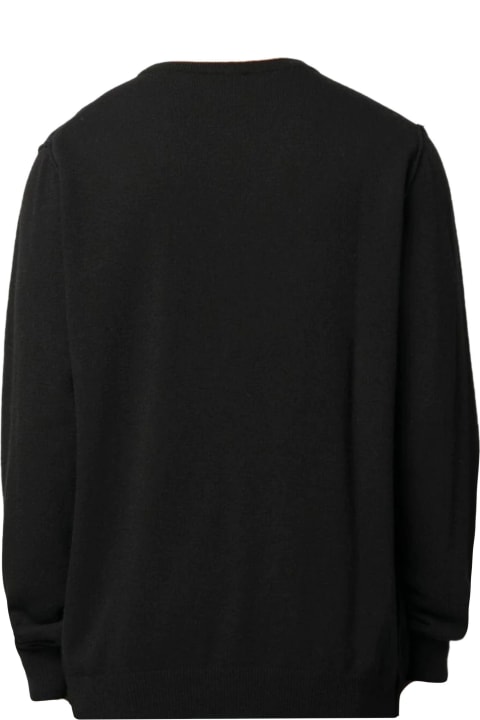 Black Wool And Cashmere Jumper