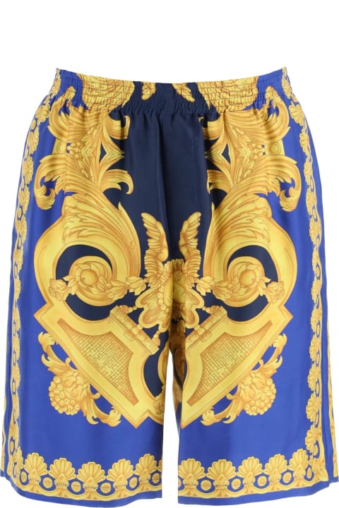 Pants for Men Versace 'barocco' Bermuda Shorts
