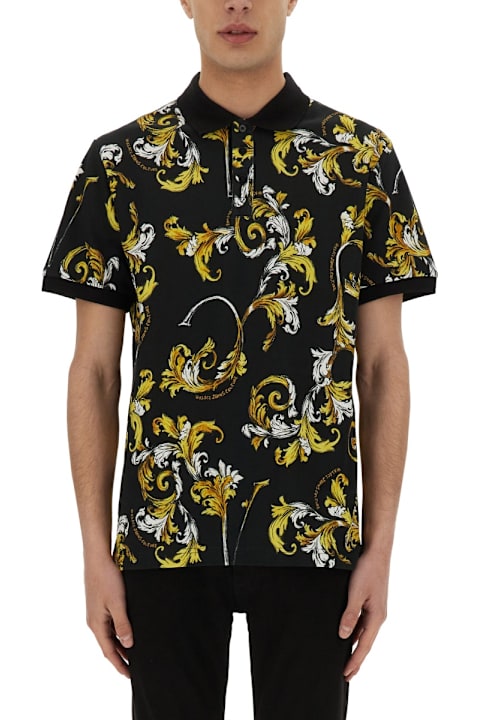 Versace Jeans Couture for Men Versace Jeans Couture Polo Outline Baroque