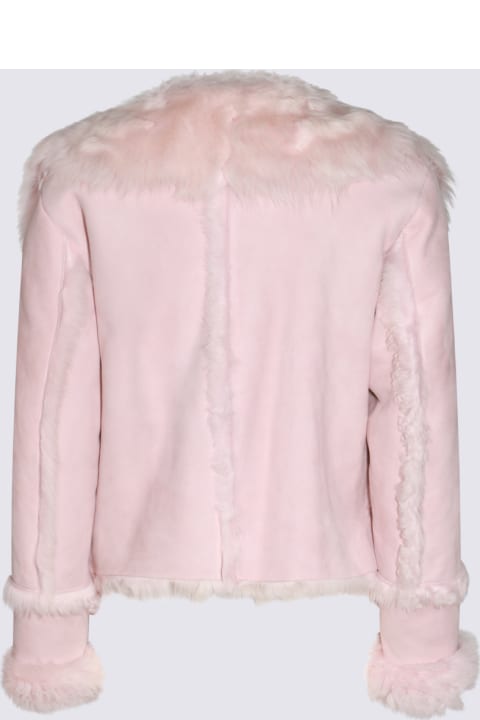 Salvatore Santoro Coats & Jackets for Women Salvatore Santoro Pink Leather Jacket