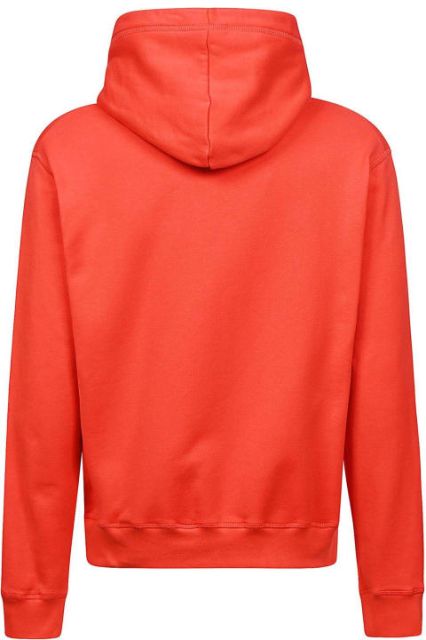 Dsquared2 سترات صوف وبدل رياضية لـ القسم الرجالي Dsquared2 Logo Printed Drawstring Hoodie