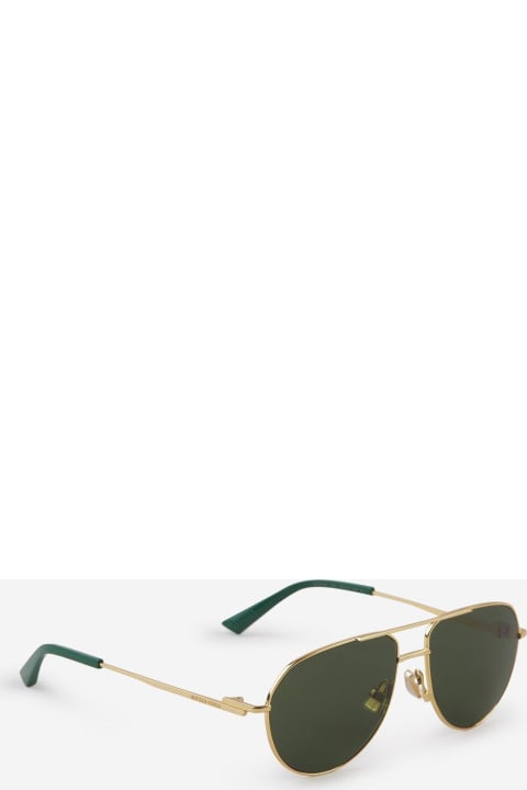 メンズ Bottega Venetaのアクセサリー Bottega Veneta Bottega Veneta Eyewear Aviator Frame Sunglasses