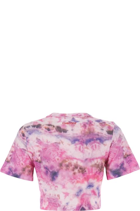Topwear Sale for Women Marant Étoile Printed Cotton Zela T-shirt