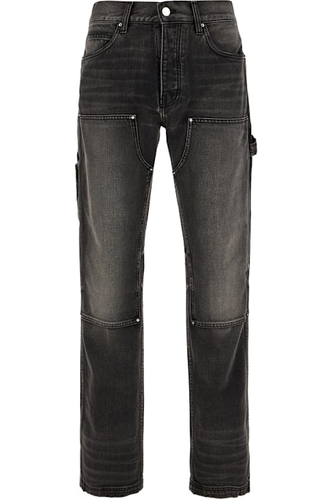 メンズ デニム AMIRI Black Denim Carpenter Jeans