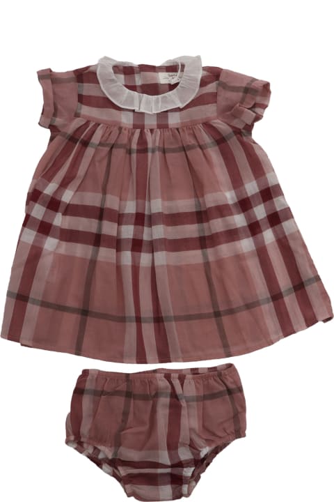 Dresses for Girls Teddy & Minou Burgundy Tartan Dress