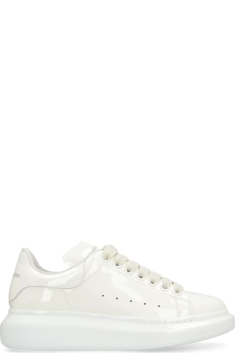 Wedges for Women Alexander McQueen Larry Patent Leather Sneakers