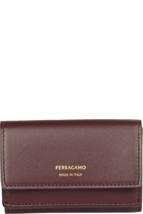 Ferragamo for Men Ferragamo Snap Button Logo Wallet