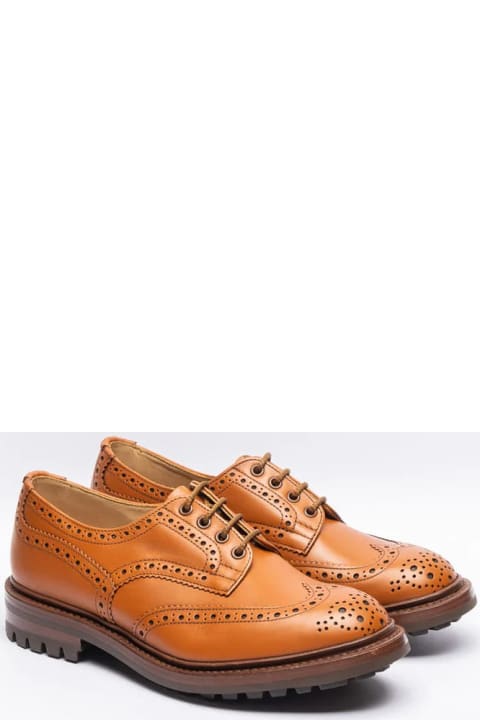 Loafers & Boat Shoes for Men Tricker's Derby Keswick Full Brogue C-shade Gorse Commando Sole