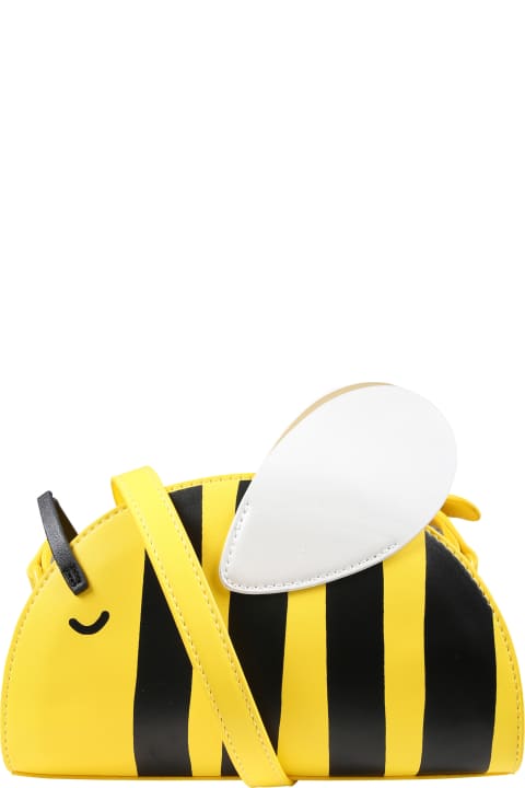 Stella McCartney for Kids Stella McCartney Yellow Bee-shaped Bag For Girl
