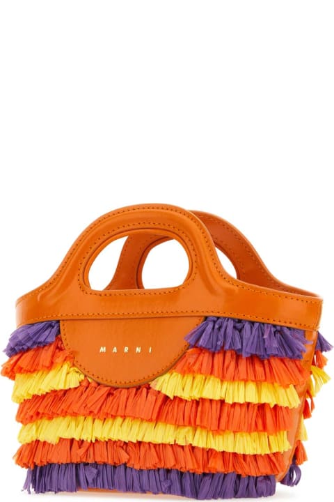 Marni Bags for Women Marni Multicolor Fabric Micro Tropicalia Summer Handbag