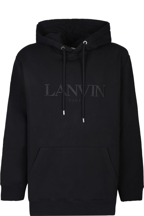 Lanvin for Men Lanvin Paris Black Hoodie