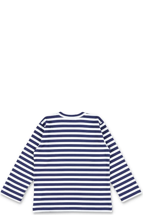 Comme des Garçons Play لـ Kids Comme des Garçons Play Kid - Striped T-shirt