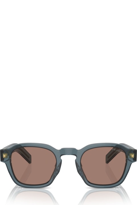 Prada Eyewear Eyewear for Men Prada Eyewear Pr A16s Transparent Ocean Sunglasses
