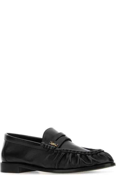 Sale for Women Saint Laurent Black Leather Le Loafer Loafers