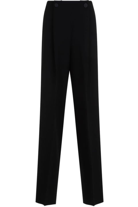 Max Mara Clothing for Women Max Mara Button Detailed Straight-leg Pants