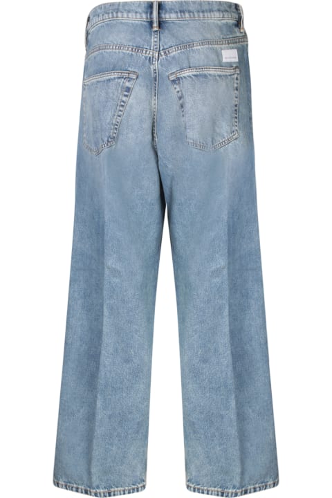 Nine in the Morning Jeans for Men Nine in the Morning Icaro Wide Fit Blue Denim Jeans