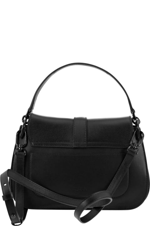 Furla Totes for Women Furla Flow Handbag In Black Leather