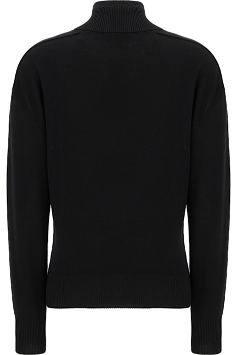 Burberry Sweaters for Women Burberry Black Wool Sweater