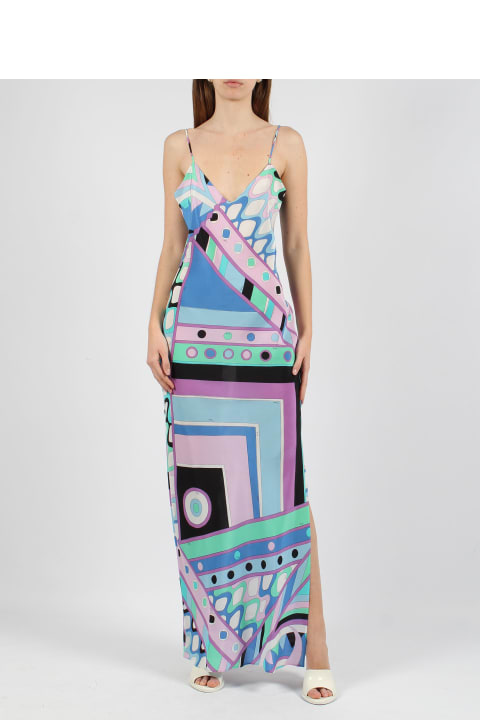 Clothing for Women Pucci Vivara-print Silk Dress