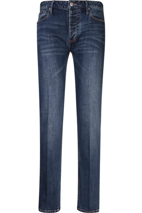 Jeans for Men Emporio Armani Slim Fit Blue Jeans