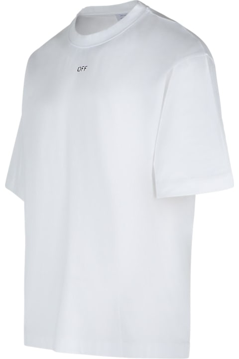 Topwear for Men Off-White 'vibe Arrow' White Cotton T-shirt