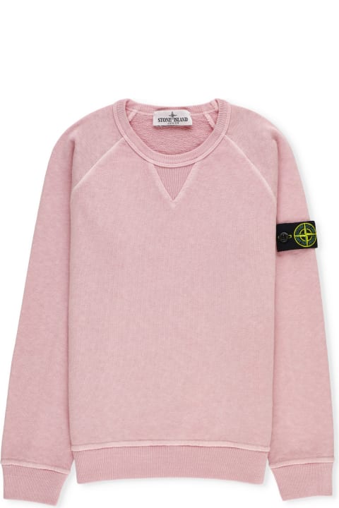 Sweaters & Sweatshirts for Boys Stone Island Cotton Sweatshirt