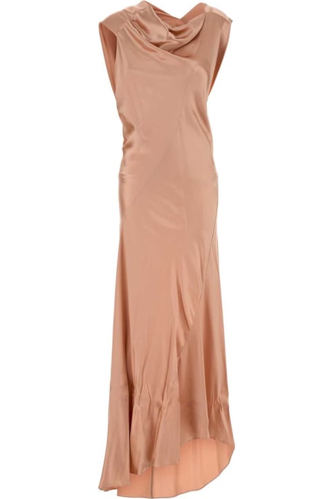 Homeware Alberta Ferretti Pink Satin Long Dress